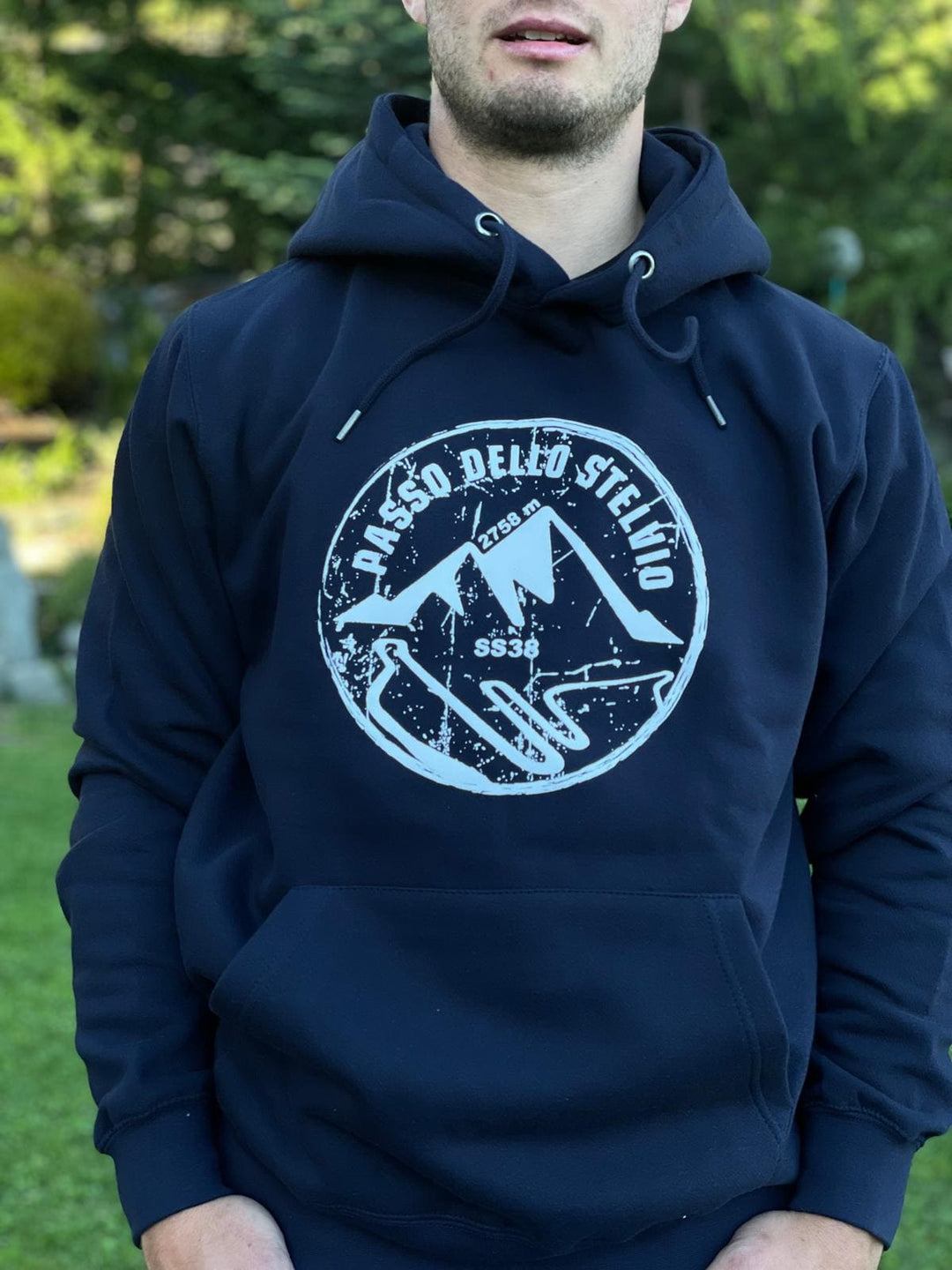 Felpa Stelvio Bollo Italia con cappuccio