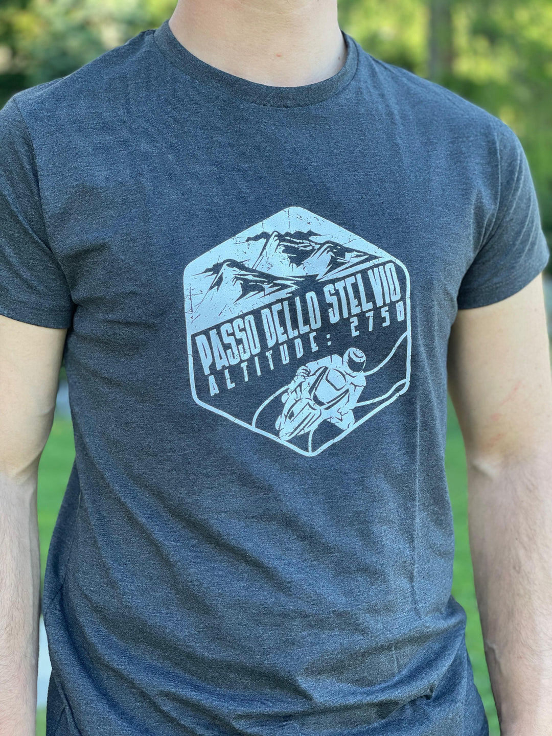 T-shirt Stelvio Moto Esagono