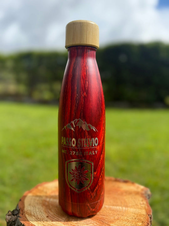 Borraccia termica effetto legno - 500ml