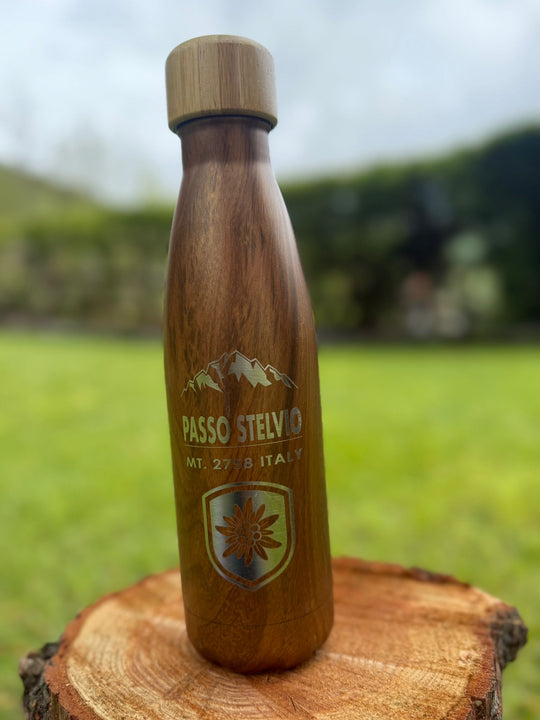 Borraccia termica effetto legno - 500ml