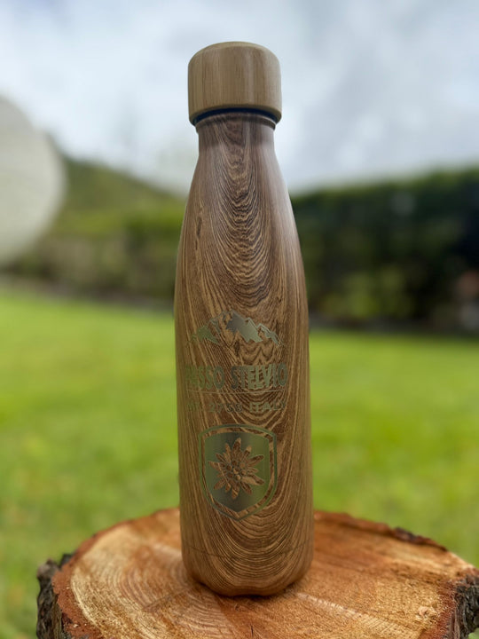 Borraccia termica effetto legno - 500ml