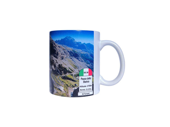 Stelvio motorcycle mug