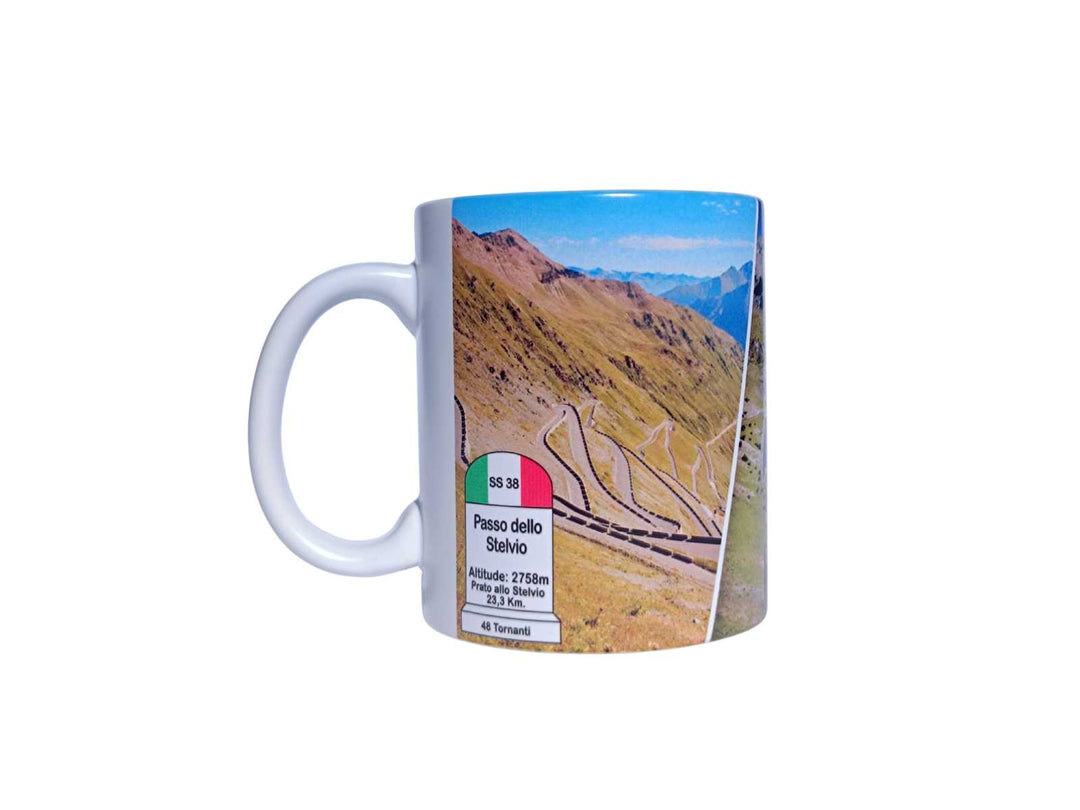 Stelvio motorcycle mug