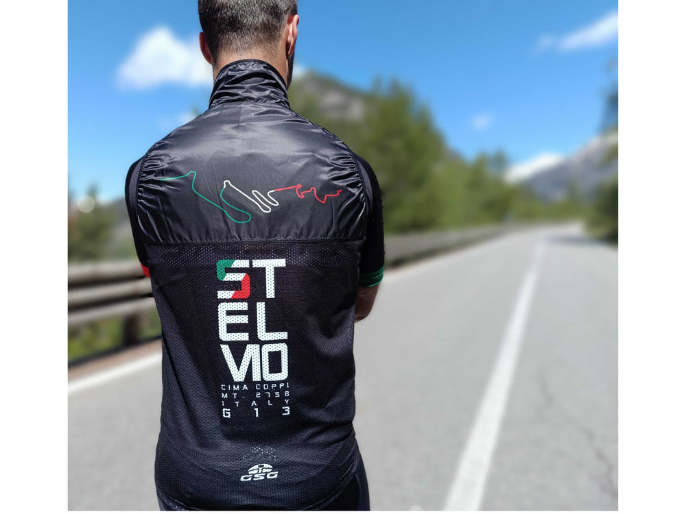 Gilet Nero Stelvio