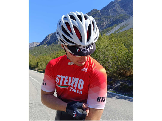 Stelvio Climber cycling jersey red