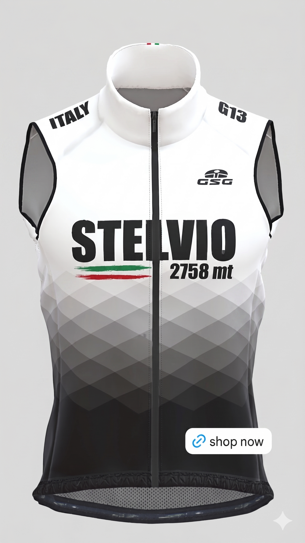 Gilet CLIMBER STELVIO - BIANCO