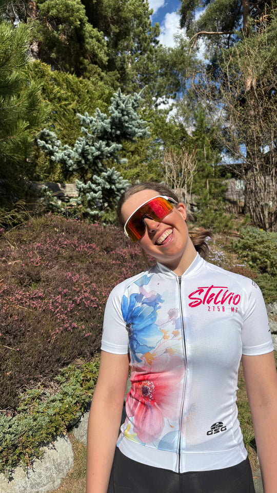 Stelvio Climber cycling jersey pink