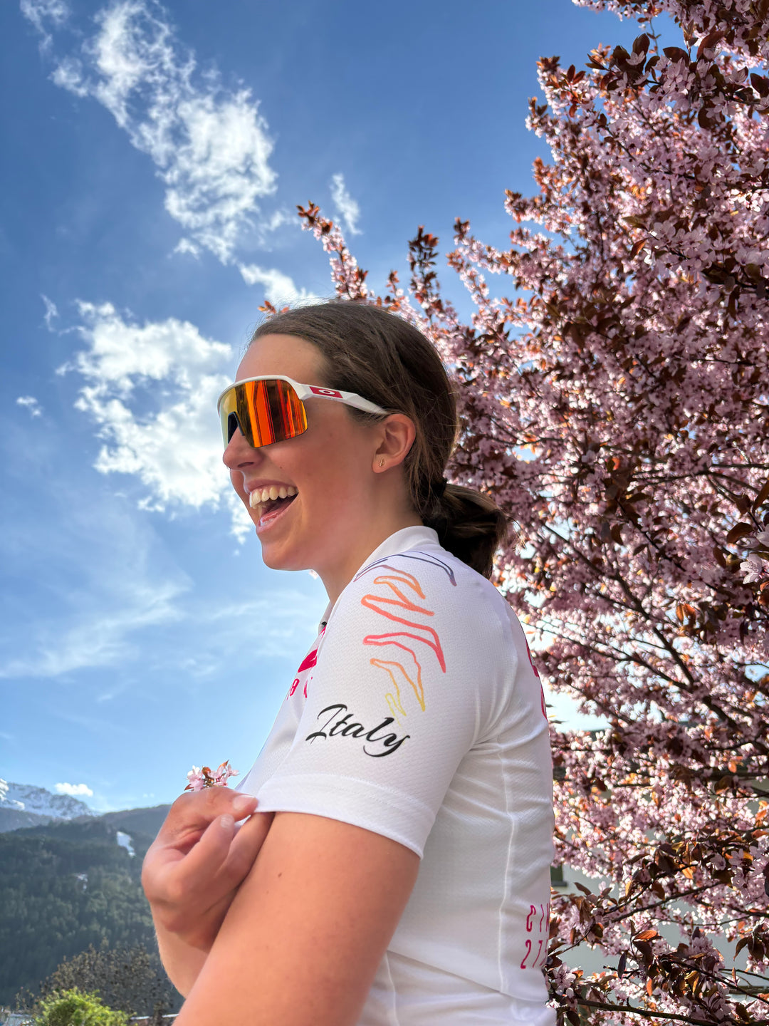 Stelvio Climber cycling jersey pink