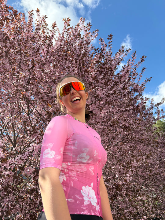 Stelvio Climber cycling jersey pink