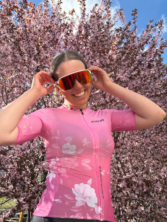 Stelvio Climber cycling jersey pink