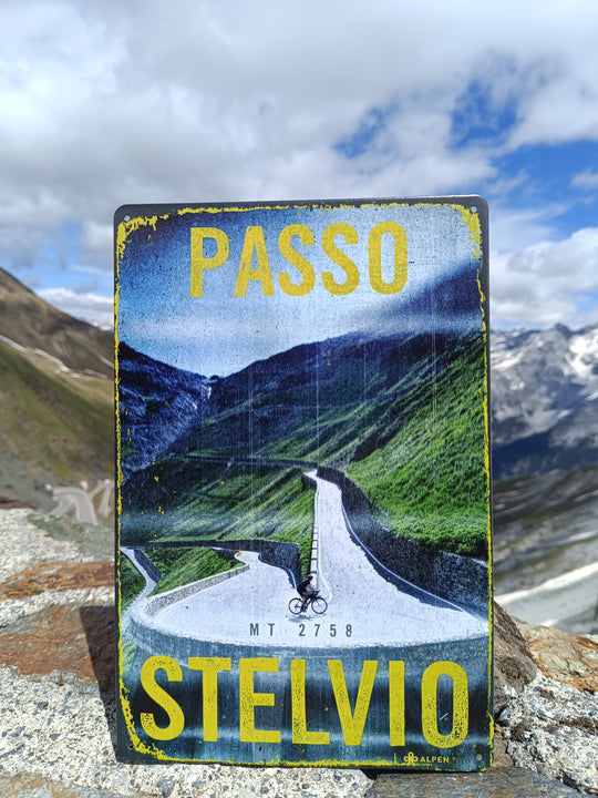 Targa in metallo Stelvio