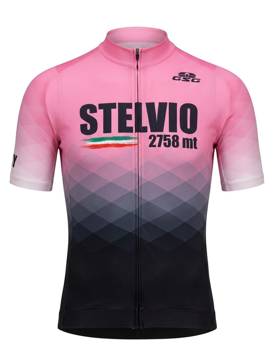 Stelvio Climber cycling jersey pink