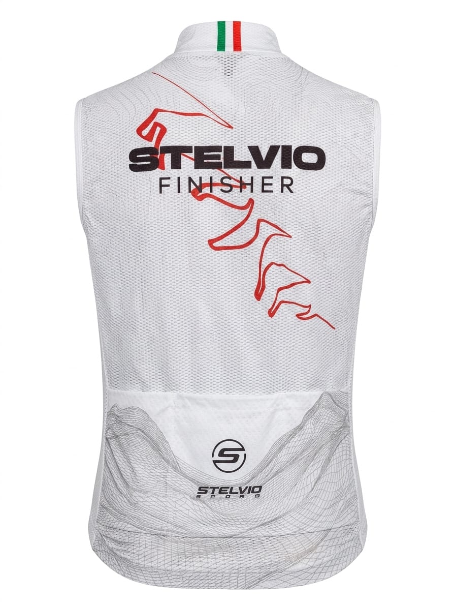 Gilet STELVIO STRADA- bianco
