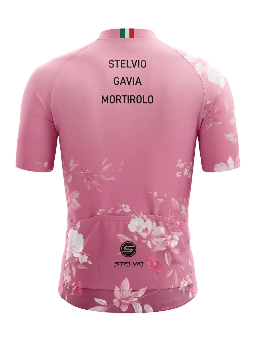 Stelvio Climber cycling jersey pink