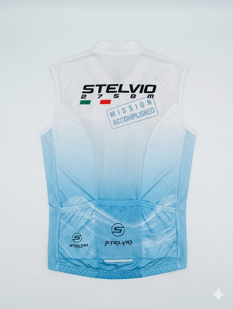 Gilet MISSION ACCOMPLISHED - light blu