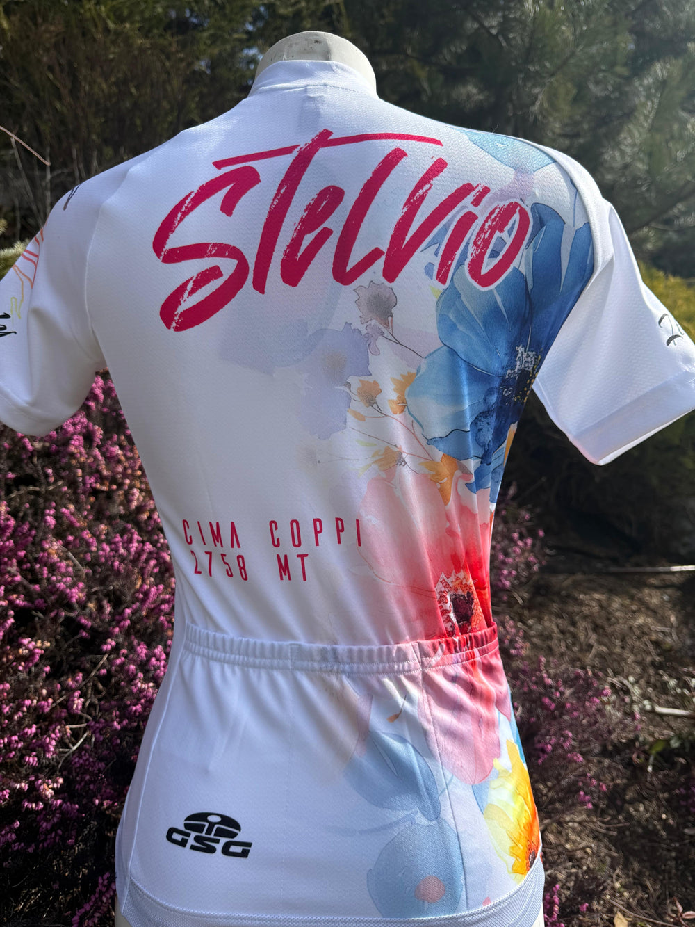 Stelvio Climber cycling jersey pink