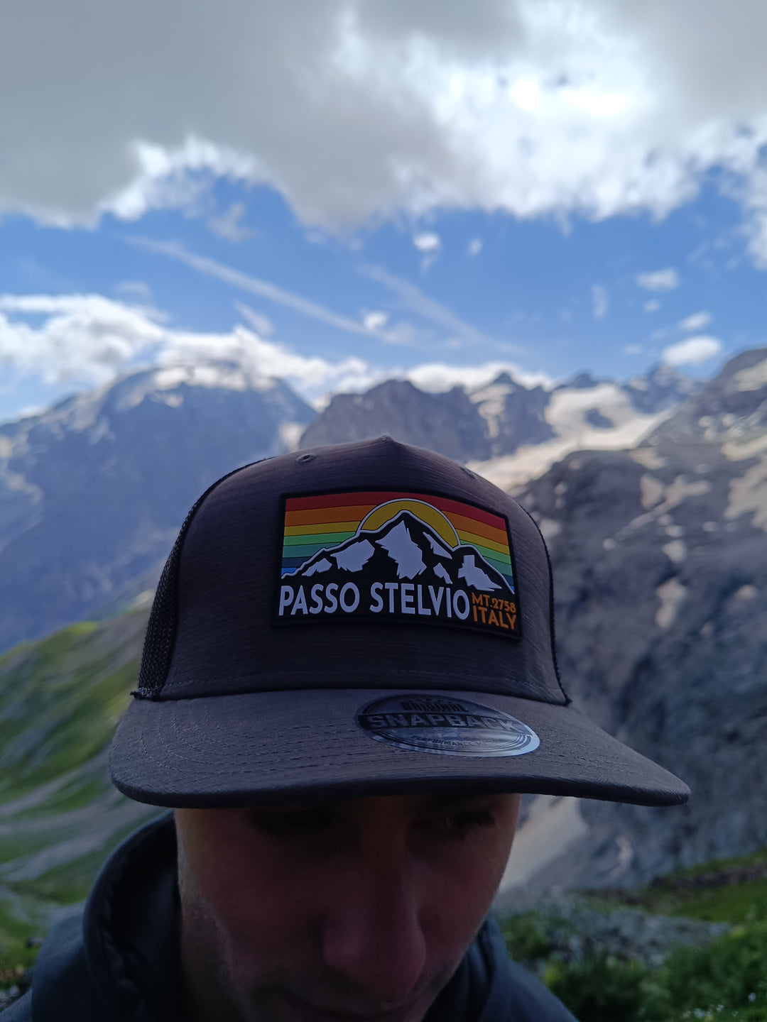 Cappellino Stelvio "rubber patch"